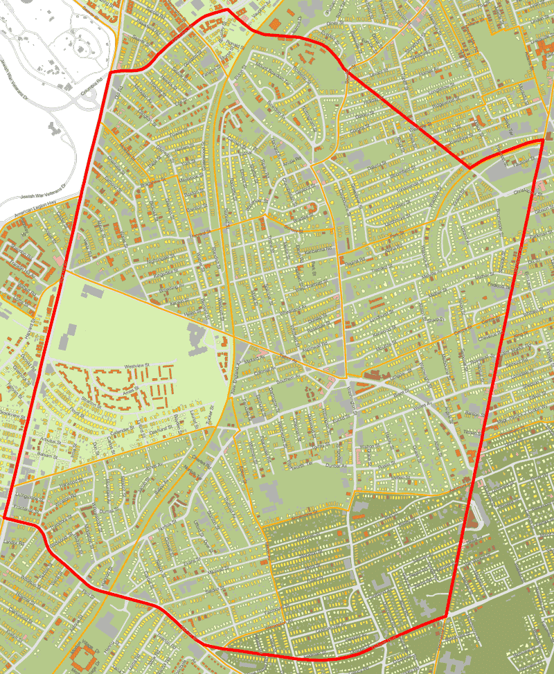 CSNDC Service Area Map