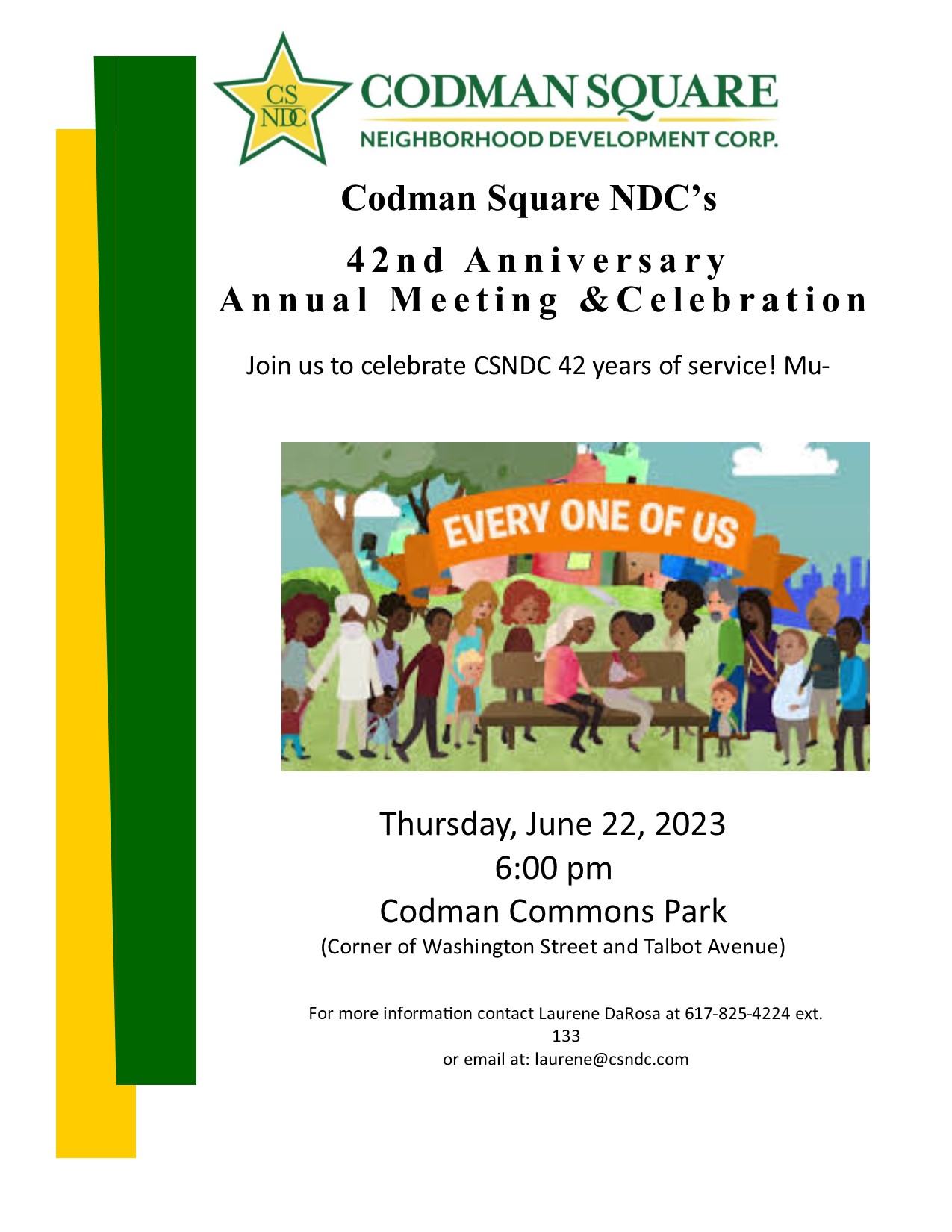 CSNDC 42nd Annual Meeting Invitation