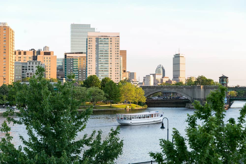 City of Boston MBTA river