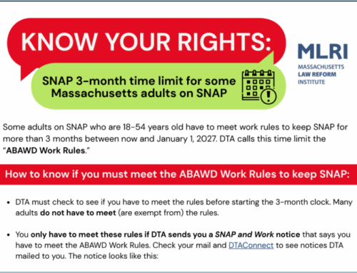MRLI Provides Guidelines on SNAP Work Rules